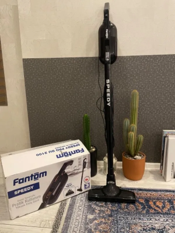 Fantom Speedy Pro Du 2100 Dikey Süpürge Siyah 1 L Toz Hacmi ile Ekonomik ve Kullanım Kolaylığı