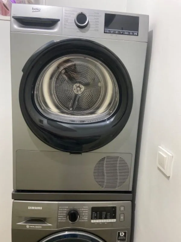 Beko Kmx 90 S Gümüş Gri 9 kg A++ Enerjili Isı Pompalı Kurutma Makinası Kırışıklık Önleme Özelliği ile