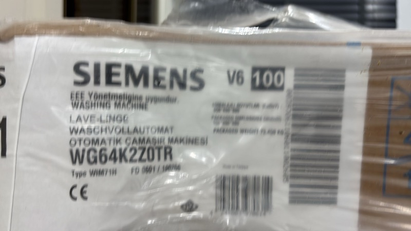 Siemens WG64K2Z0TR iQ500 Çamaşır Makinesi 11 kg maks. 1400 dev./dak.