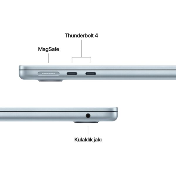Apple MacBook Air M5 16GB 512GB SSD macOS 13″ Taşınabilir Bilgisayar Gök Mavisi MDHH4TU/A