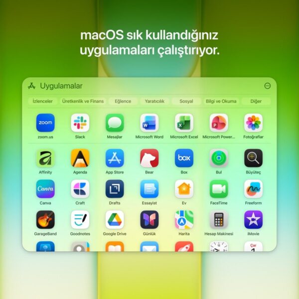 Apple MacBook Neo A18 Pro 8GB 512GB SSD macOS 13″ Taşınabilir Bilgisayar Indigo MHFG4TU/A