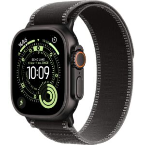 Apple Watch Ultra 3 Gps + Cellular, 49 mm Siyah Titanyum Kasa ve Siyah/kömür Trail loop - S/m HBCV0000A11QU3
