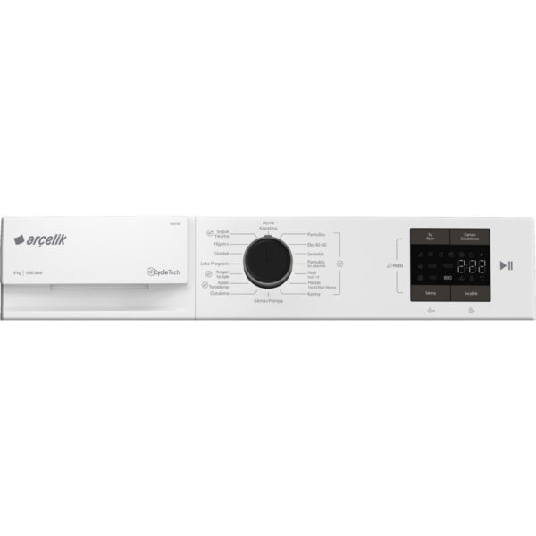 Arçelik 8100 MX 8 Kg Çamaşır Makinesi A Enerji Sınıfı 1000 Devir Hızı Beyaz Renk