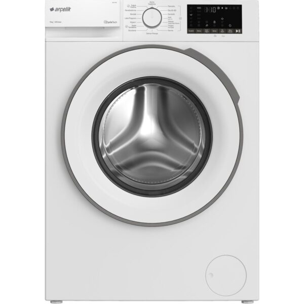 Arçelik 9120 TMX 9 Kg Çamaşır Makinesi A Enerji Sınıfı 1200 Devir Hızında Beyaz Renk