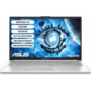 Asus Vivobook Go 15 E1504FA-BQ4442 AMD Ryzen 5 40 8GB 512GB SSD Freedos 15.6" Taşınabilir Bilgisayar HBCV0000F9KBOY