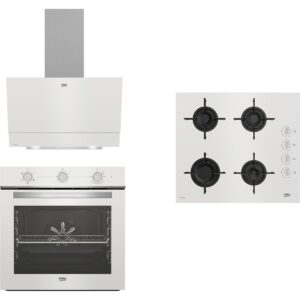 Beko Harmoni Beyaz Set 4 Ocaklı Gazlı Ocak ve A Enerji Sınıfı Fırın ile Şık Tasarım HBCV00007QAYN3