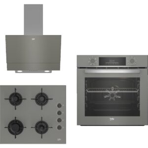 Beko New Grey Star 3lü Ankastre Set ( Bfc 330 G - Bocd T 6011 Eg - Bde 6050 G ) HBCV0000DAU7PE