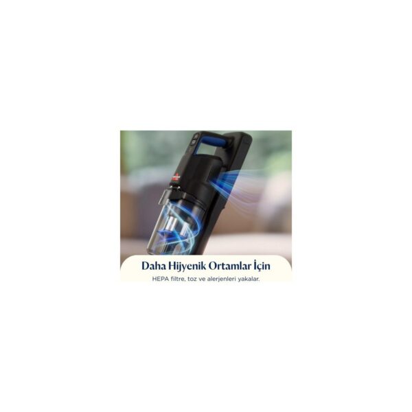 Bissell Furguard Pro 2’si 1 Arada Kablosuz Dikey Süpürge 0,4 L Toz Haznesi ile Güçlü Emiş