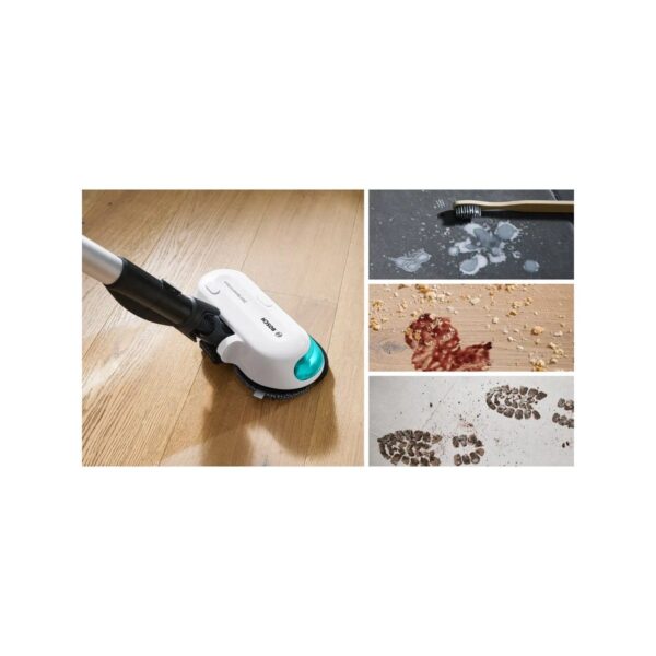 Bosch BCS71HYG1 Dik Şarjlı Elektrik Süpürgesi Unlimited 7 Prohygienic Aqua Beyaz