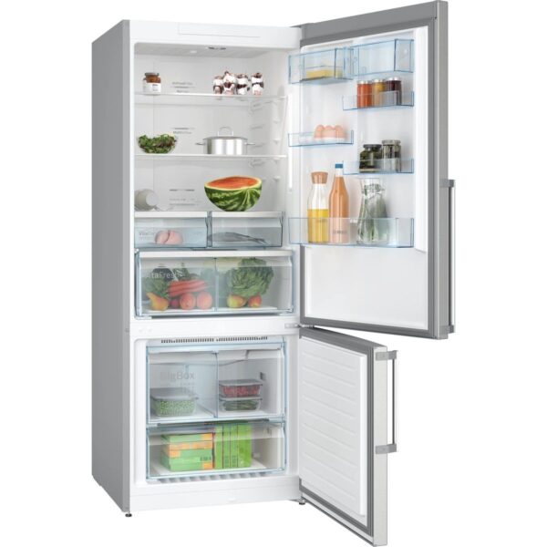 Bosch KGN76CIE0N Serie 6 186 x 75 cm Kolay Temizlenebilir Inox Alttan Donduruculu Buzdolabı