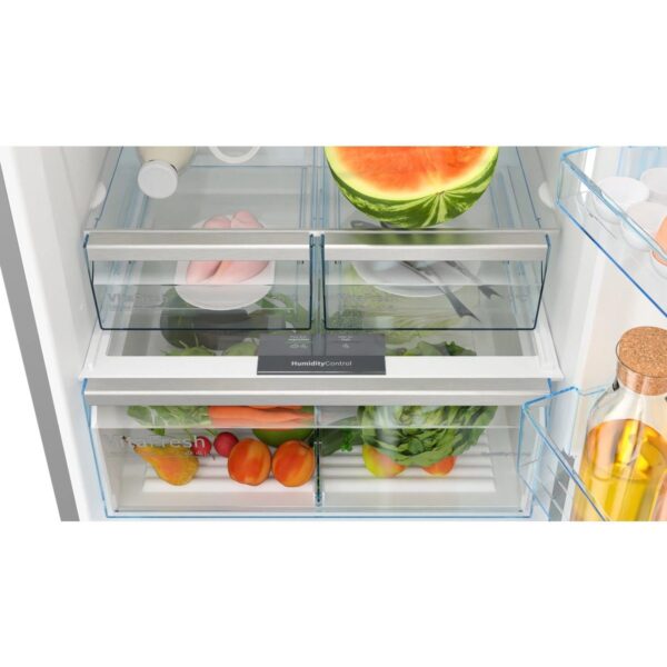 Bosch KGN76CIE0N Serie 6 186 x 75 cm Kolay Temizlenebilir Inox Alttan Donduruculu Buzdolabı