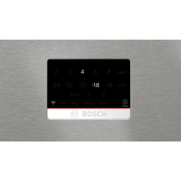 Bosch KGP76AIC0N Serie 8 186 x 75 cm Kolay Temizlenebilir Inox Alttan Donduruculu Buzdolabı