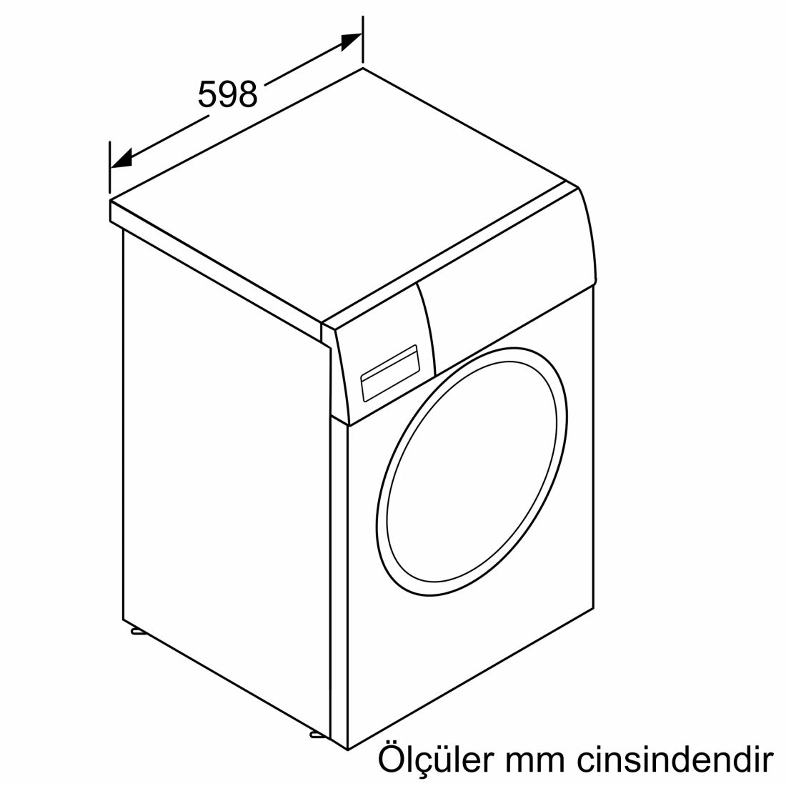 BOSCH WGK242ZXTR Serie 6 Çamaşır Makinesi 9 kg maks. 1200 dev./dak., Gümüş