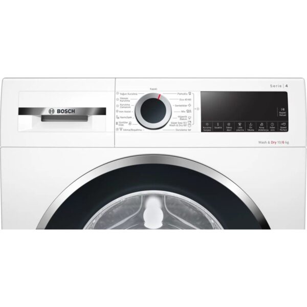 Bosch WNA254X1TR 10 kg Yıkama 6 kg Kurutmalı Çamaşır Makinesi 1400 Devir Enerji Sınıfı E
