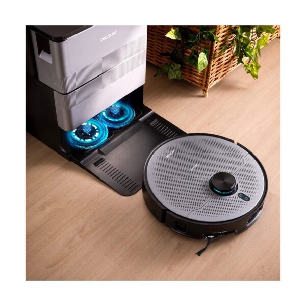 Cecotec Conga X100 AI Robot Süpürge, 20.000 Pa, Kameralı AI ve Lazer Navigasyon, 4’ü 1 Arada İstasyon