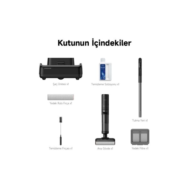 Dreame H12 Pro FlexReach Islak ve Kuru Süpürge, 18.000 Pa Güçlü Vakum