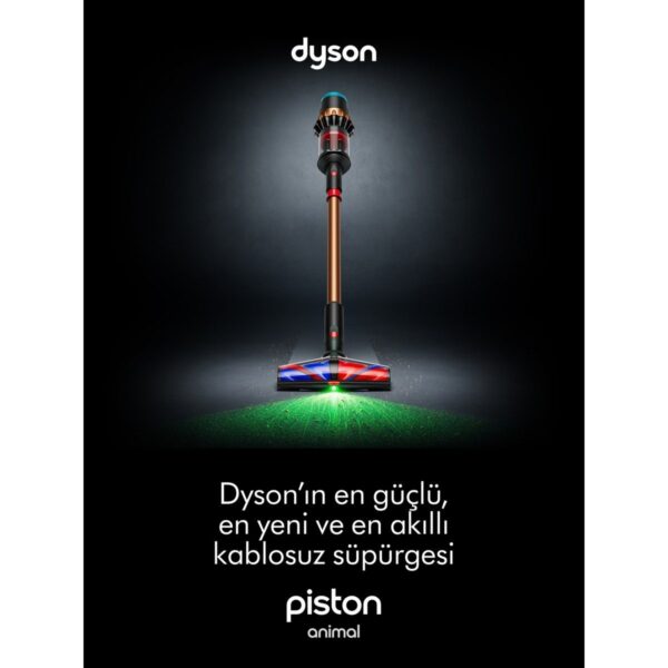 Dyson V16 Piston Animal kablosuz süpürge (Mat siyah/Bakır)