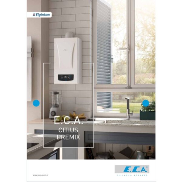 E.C.A. Citius 20 Kw Tam Yoğuşmalı Kombi Hermetik Baca ile Enerji Verimliliği A+++, Isıtma Tekniği Yoğuşmalı