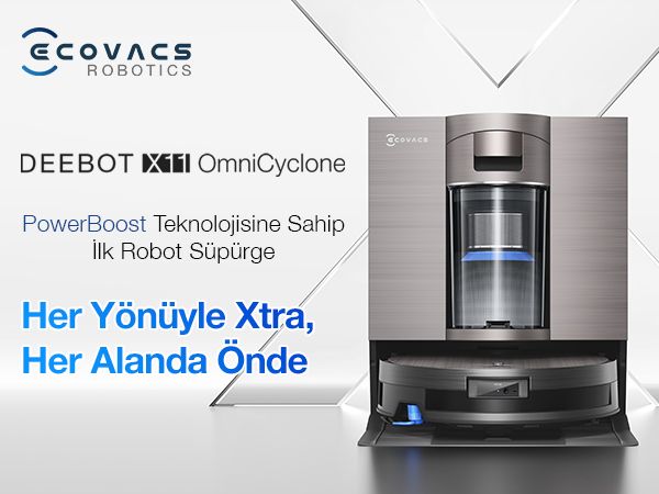 ECOVACS DEEBOT Robot Süpürge ve Paspas PowerBoost