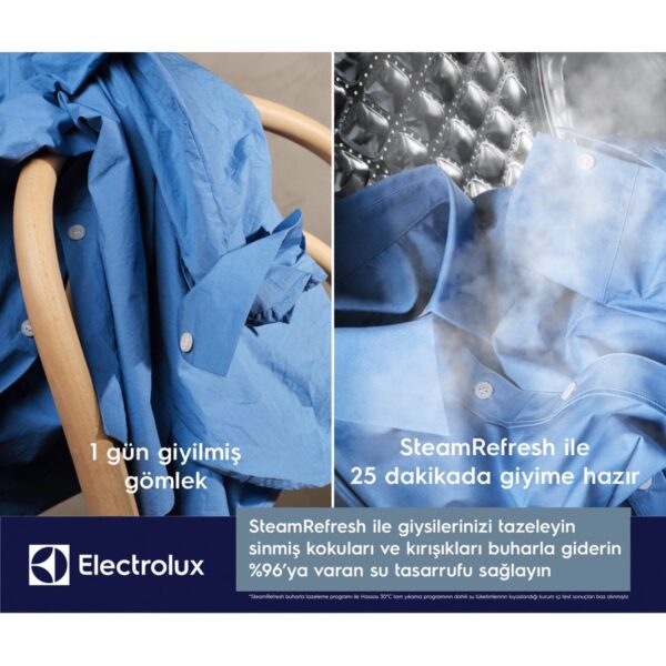 Electrolux EW7W2612T 700 Serisi Steamcare 10/6kg 1600 Devir Buharlı Kurutmalı Çamaşır Makinesi