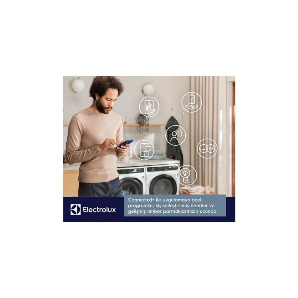 Electrolux EW8F7417QT 800 Serisi Ultracare 10 kg 1400 Devir A Sınıfı Universaldose Wi-Fi Inverter Çamaşır Makinesi