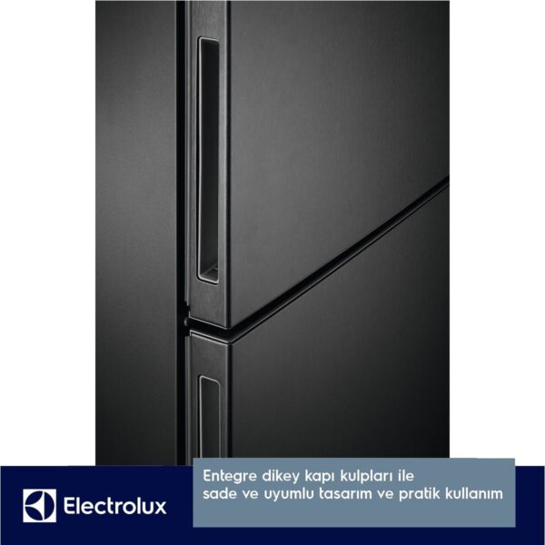 Electrolux LNT7MD58B 700 Serisi TwinTech No Frost D Enerji Sınıfı Inverter Alttan Donduruculu Buzdolabı Koyu Inox