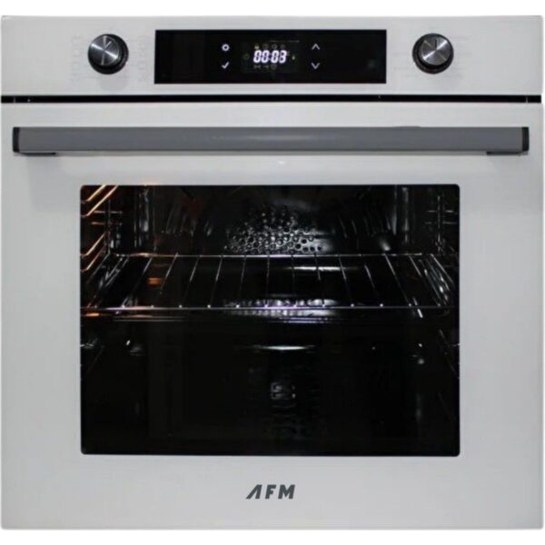 Eminçelik ve Afm Tech Markalı / Etna 5 Gözlü 1’wok Beyaz Ankastre Set ( 22 386 + FM7701 + FM3301 )