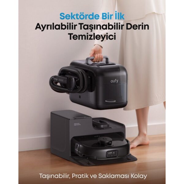 Eufy Omni E28 20.000 Pa, Halı ve Koltuk Yıkamalı Robot Süpürge