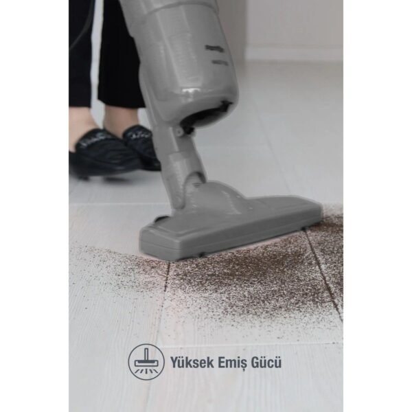 Fantom Magıc P 3000 Toz Torbasız Dikey Süpürge Antrasit 1 Litre Toz Hacmi ve Yüksek Emiş Gücü
