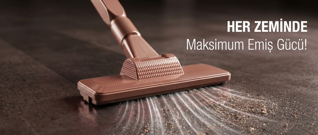 Fantom Pratıc-S P 1200 Dikey Süpürge Rose Gold Toz Haznesi Var 0,2 L Güçlü Emiş Teknolojisi