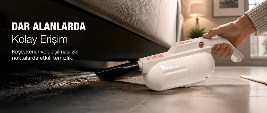 Fantom Praticmop P 1400 Elektrikli Süpürge Krem