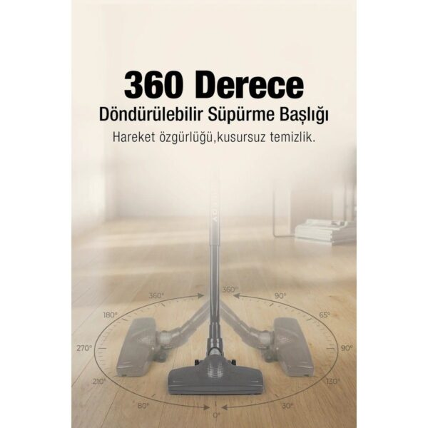 Fantom Speedy Pro Du 2100 Dikey Süpürge – Antrasit