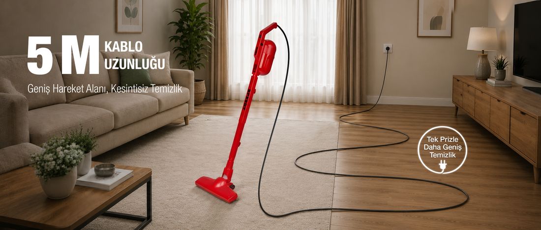 Fantom Speedy Pro DU 2100 Dikey Süpürge Kırmızı