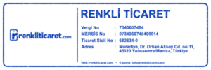 RENKLİ TİCARET kaşe