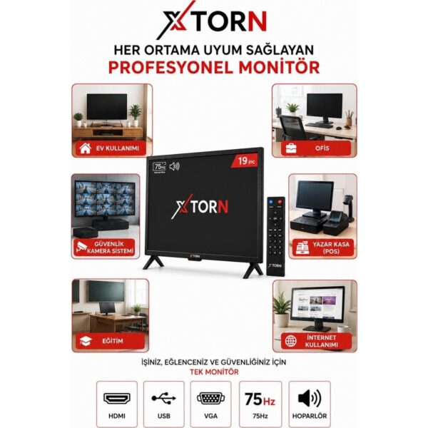 Fury Torn 19’’ (48 Ekran) Çanaklı / Çanaksız Wifi’li Uydu Alıcısı+Tv Askı Aparatı Hediye