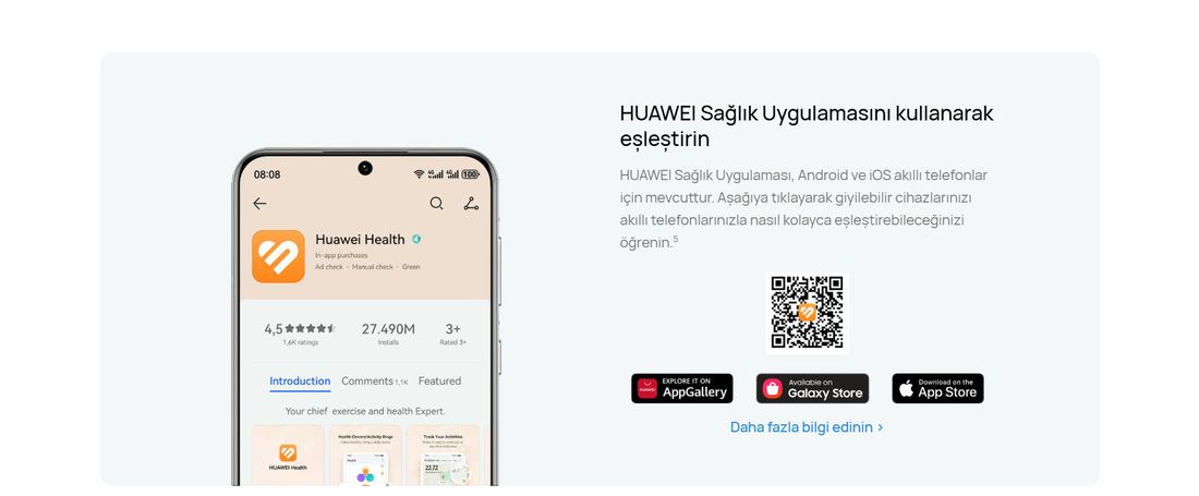 Huaweı Watch D2 – Kauçuk