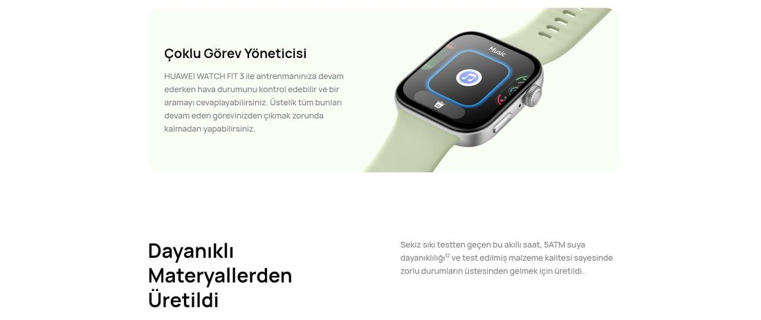 Huawei Watch Fit 3 - Deri
