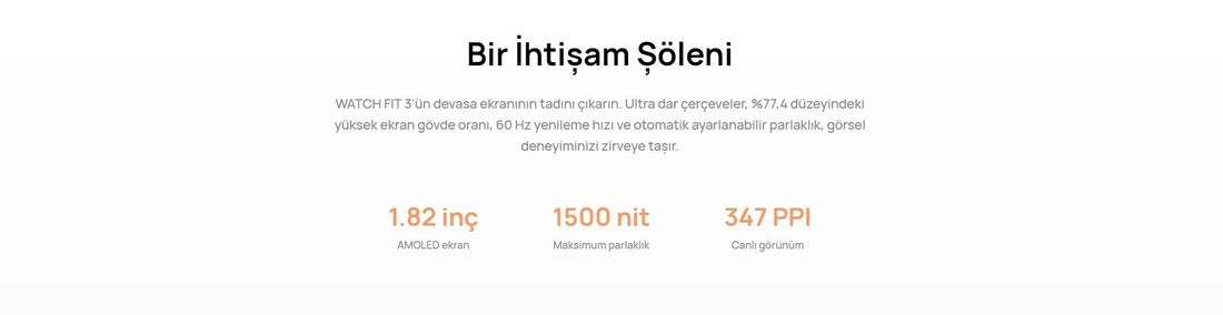 Huawei Watch Fit 3 - Deri