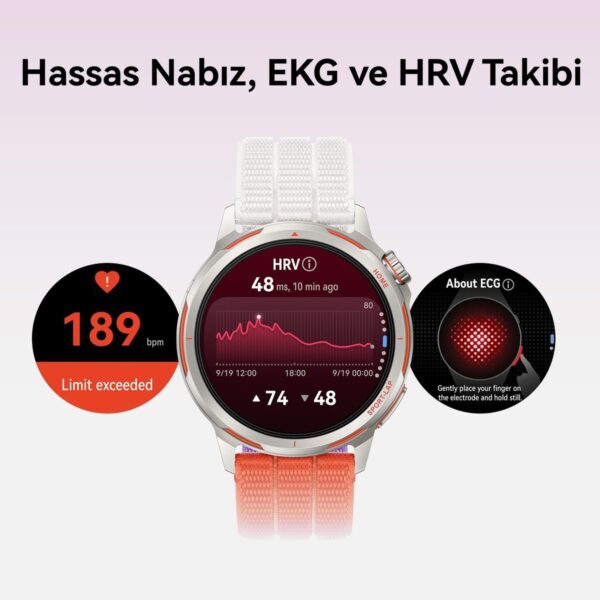 Huawei Watch GT Runner 2 Siyah Akıllı Saat, Nabız EKG HRV Takibi, Ultra Hassas Konumlandırma, Akıllı Maraton Modu, iOS Android Uyumlu, GT Serisi Spor Versiyonu