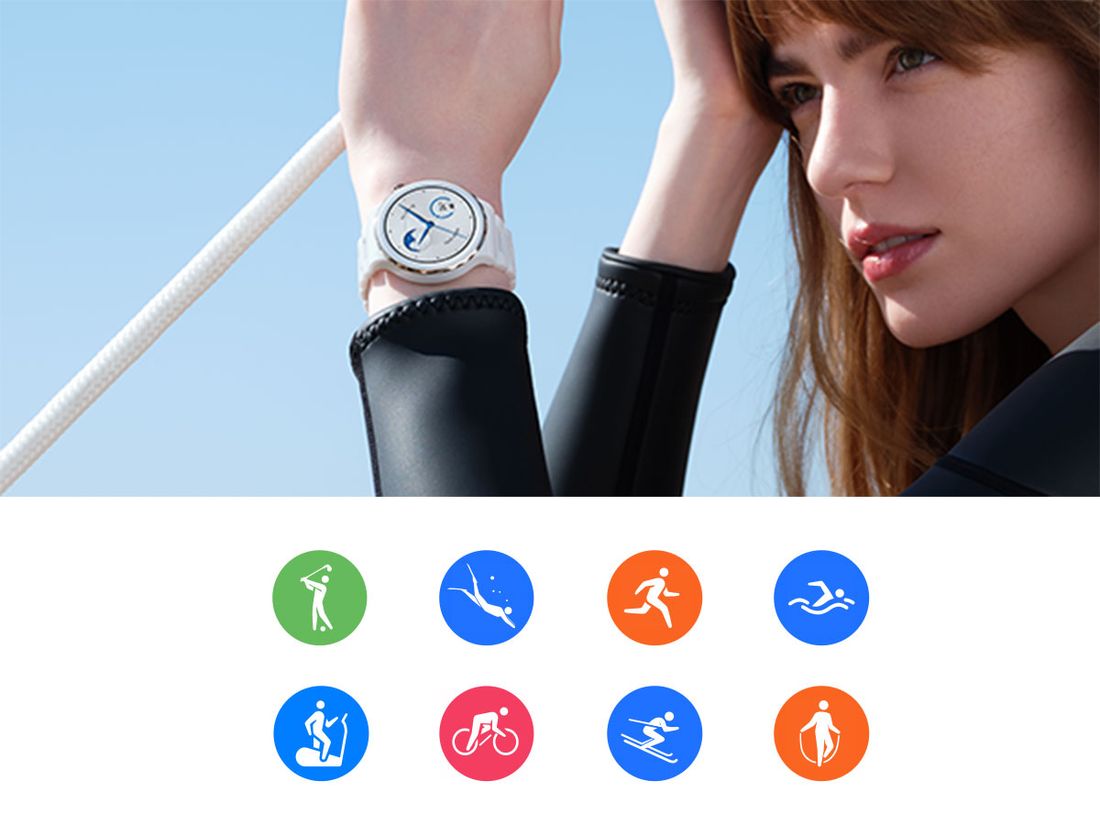 Huawei Watch GT3 Pro 43MM Seramik Kasa Akıllı Saat Modeli ile Spor ve Günlük Kullanım Uyumlu
