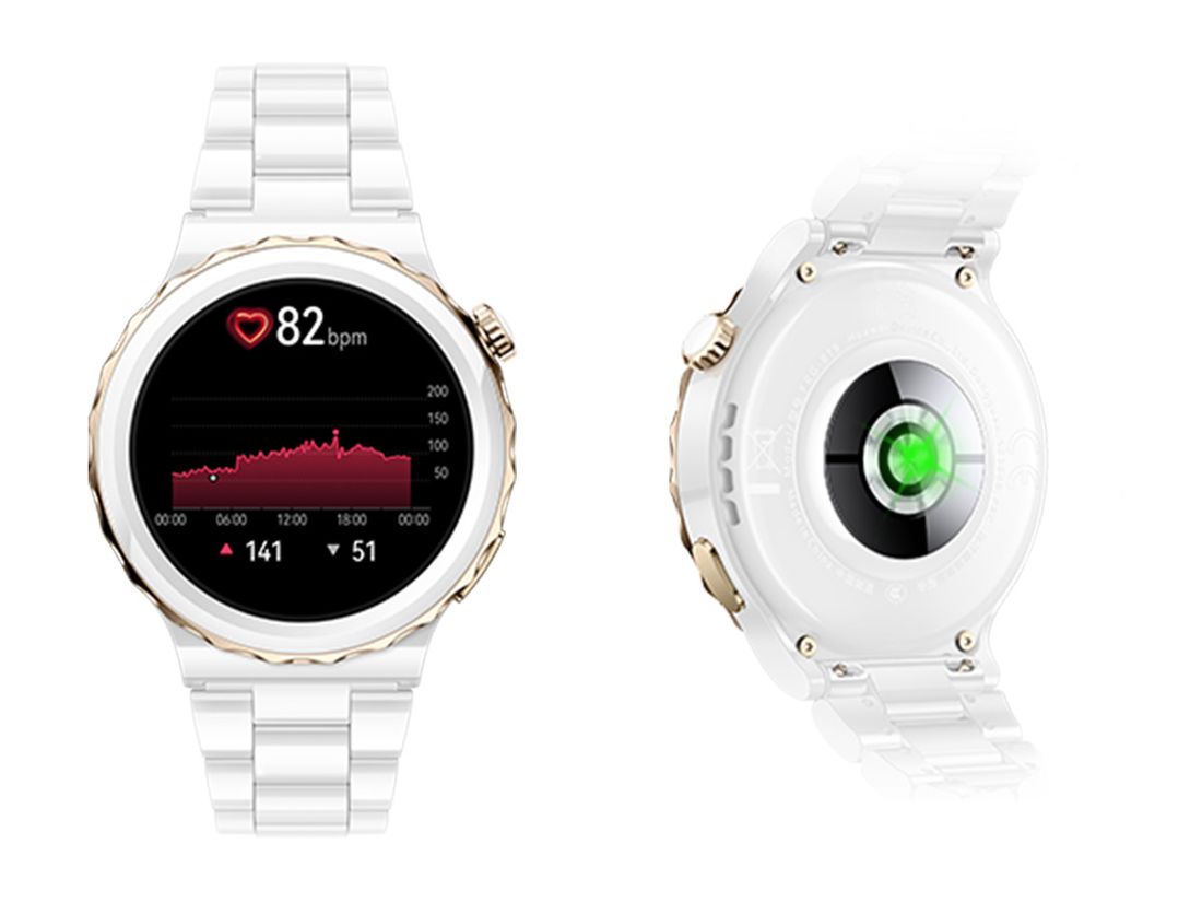 Huawei Watch GT3 Pro 43MM Seramik Kasa Akıllı Saat Modeli ile Spor ve Günlük Kullanım Uyumlu