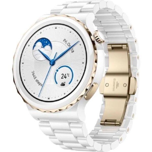 Huawei Watch GT3 Pro 43MM Seramik Kasa Akıllı Saat Modeli ile Spor ve Günlük Kullanım Uyumlu