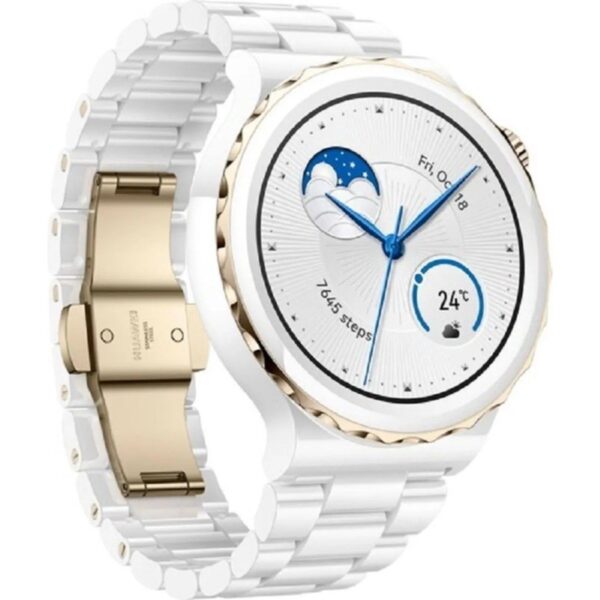 Huawei Watch GT3 Pro 43MM Seramik Kasa Akıllı Saat Modeli ile Spor ve Günlük Kullanım Uyumlu