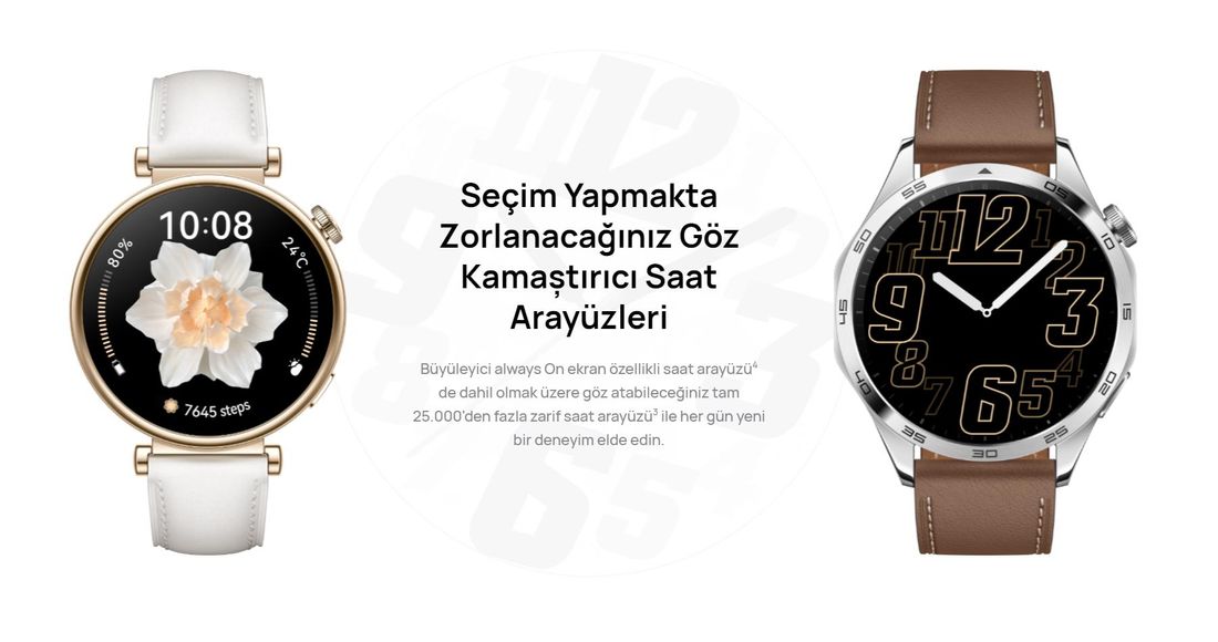 Huawei Watch GT4 46 mm Modeli - Akıllı Saat, Sağlık Takibi ve Bağlantı Özellikleri
