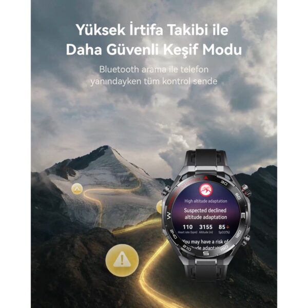 Huawei Watch Ultimate 2, Zirkonyum Bazlı Sıvı Metal Kasa,150m Dalış Desteği, Bluetooth Arama, Hassas Sağlık Takibi, iOS & Android Uyumlu