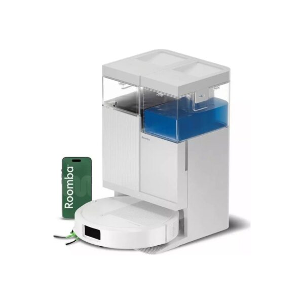 iRobot Roomba Plus 515 Combo Robot Süpürge ve Paspas + Autowash Istasyonu (Beyaz)