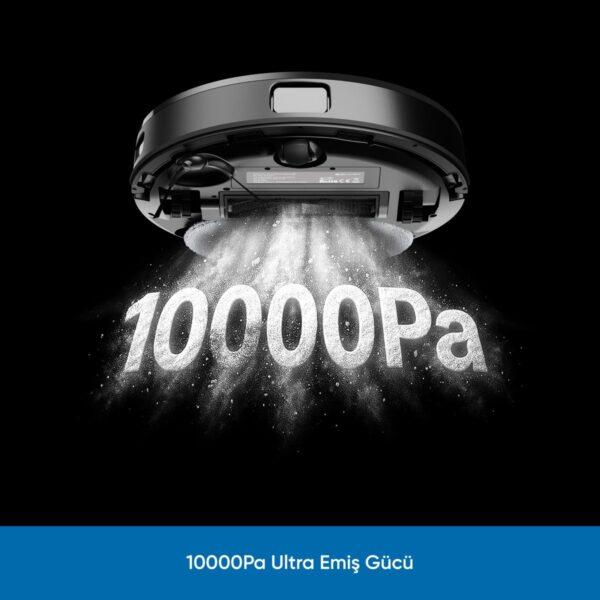 katya U Akıllı Robot Süpürge 10000PA Yüksek Emiş Gücü, Otomatik Mop Yıkama ve Kurutma