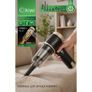 Kiwi KVC-4036 Şarjlı El Süpürgesi - Siyah HBCV0000FZRG84