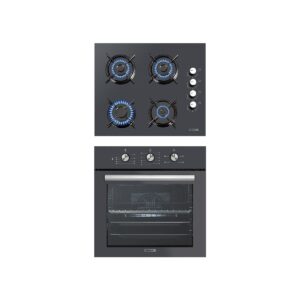 Kumtel Antrasit 2'li Ankastre Cam Set B66-SF2(MT) + KO-40TAHDF A+ Enerji Sınıfı Özellikler HBCV00002P67U1