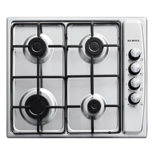 Kumtel Inox Ankastre 2 Li Set Model Ko-410 Bf 4 Gözü Gazlı Ocak ve Piramit Davlumbaz